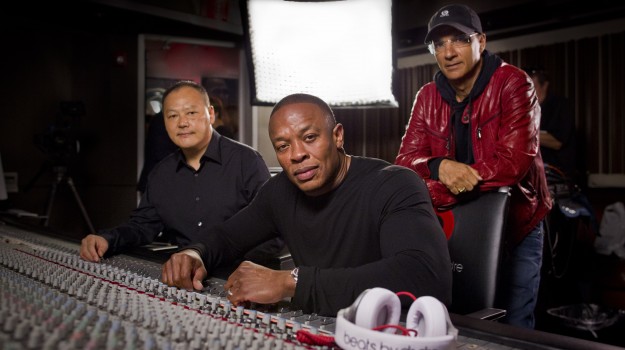 Dr. Dre in studio