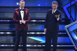La serata dei duetti, dà un’impennata allo share del festival di Sanremo